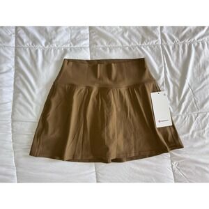 New Lululemon Align High-Rise Skirt Size 10 All Spice 3" Liner Shorts Pocket NWT